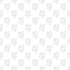 Geometrical pattern. Endless texture for your design. Wrapping, textile, web. on white background