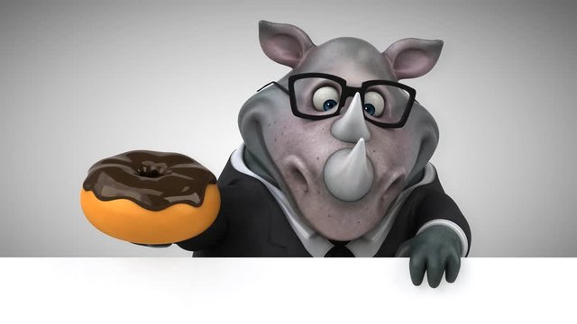 Fun rhino - 3D Animation