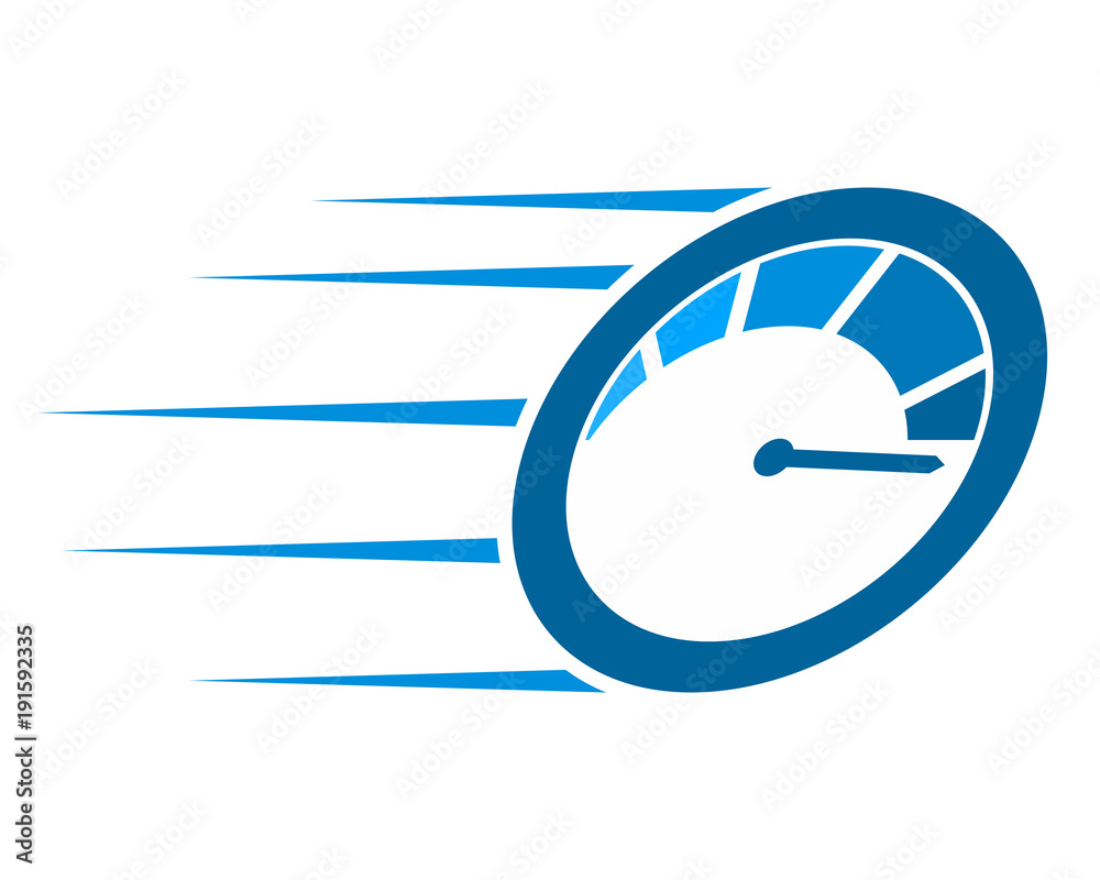 Canvas Prints blue speedometer fast speed automotive image vector