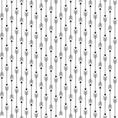 monochrome arrows seamless background..Vector repeating texture. Can be used for wallpaper, pattern fills, web page background or textil print projects