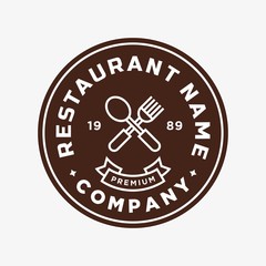 Restaurant-vector logo/icon illustration
