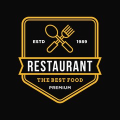Restaurant-vector logo/icon illustration
