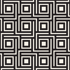 Vector seamless lattice pattern. Modern stylish texture with monochrome trellis. Repeating geometric grid. Simple design background...