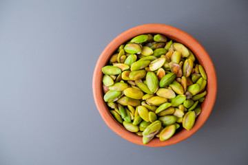 Raw pistachio healthy Snack
