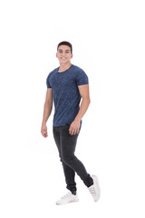 Naklejka premium A moving guy