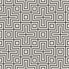 Vector seamless lattice pattern. Modern stylish texture with monochrome trellis. Repeating geometric grid. Simple design background...