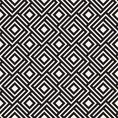 Vector seamless lattice pattern. Modern stylish texture with monochrome trellis. Repeating geometric grid. Simple design background...