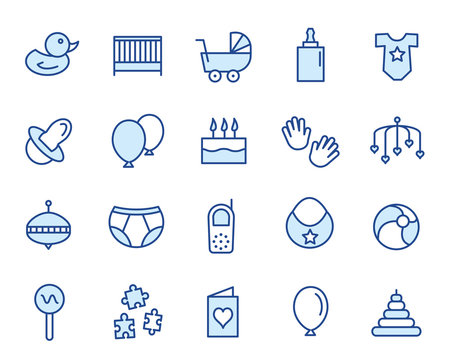 Baby Vector Icon Set