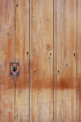 Rough wood door