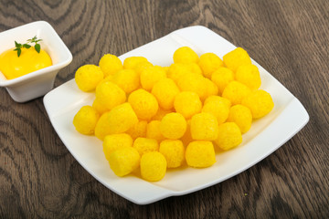 Cheese corn balls