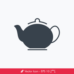 Teapot Icon / Vector