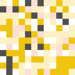 Squares mosaic geometric vector seamless pattern.