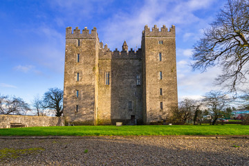 Bunratty castle in Co. Clare, Ireland - obrazy, fototapety, plakaty
