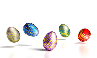 easter 3d eggs