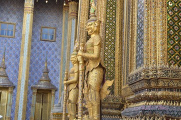Obraz premium Démons protecteurs du palais Royal de Bangkok
