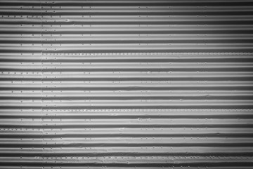 metal sheet background - striped, corrugated tinplate