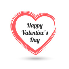Happy Valentine day heart
