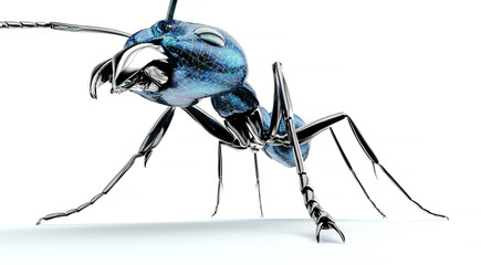 digital safety concept electronic computer bug isolated