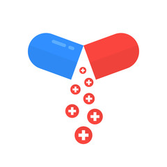 open pill like health care metaphor