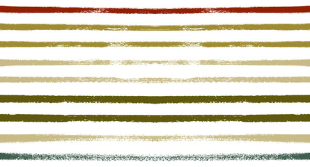 Retro Seamless Watercolor Sailor Stripes Vector Summer Pattern. Creative Hand Painted Graffiti Lines. Textile Vintage Stripes Design. Trendy Funky Fabric Prints, T-Shirt Seamless Horizontal Pattern