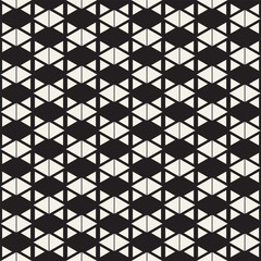 Fototapeta premium Vector seamless lattice pattern. Modern stylish texture with monochrome trellis. Repeating geometric grid. Simple design background...