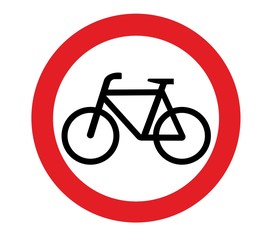 Verbot für Radverkehr, Nr. 254