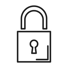 Security padlock device