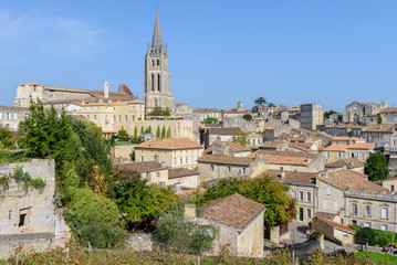 Fototapeta na wymiar Saint-Emilion, UNESCO World Heritage Site in France