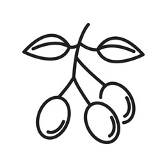 Coffee beans symbol