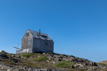 Verlassenes Haus in Ostgrönland