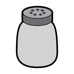 salt shaker seasoning for cooking condiment vector illustration 