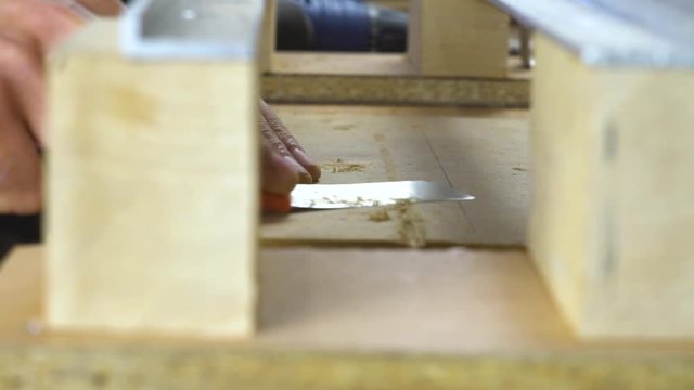 table in the workshop