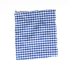 Karo Tischdecken Muster blau weiß 