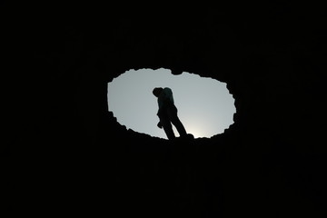 Silhouette on Hill