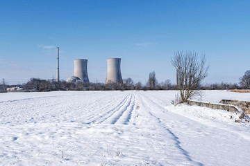 Obraz premium kernkraftwerk stillgelegt