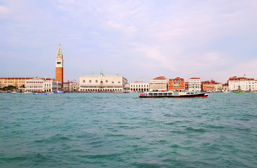 Fototapeta na wymiar Miracle venetian embankment