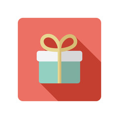 Gift flat icon