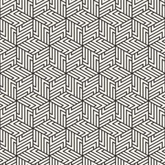 Vector seamless lattice pattern. Modern stylish texture with monochrome trellis. Repeating geometric grid. Simple design background...