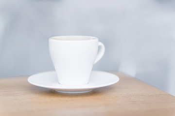 white coffee or tea cup