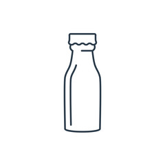 Linear milk bottle icon