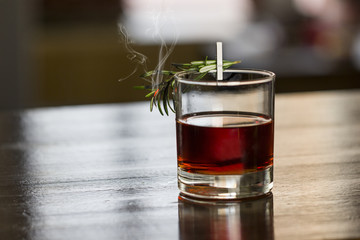 alcoholic cocktail, close up