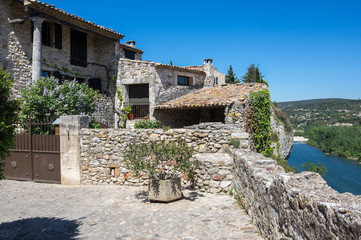 Obraz premium The medieval street of Aigueze