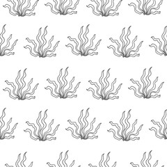 leaf seamless vector pattern