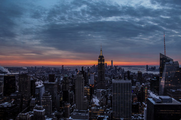 Fototapeta na wymiar Blick auf New York