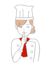 シェフ　女性　内緒
