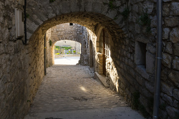 The street of Balazuc