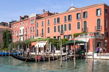 Palaces along the Grand Canal, Venice, Italy