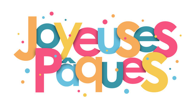 Carte JOYEUSES PAQUES