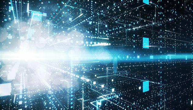 Abstract futuristic technological background