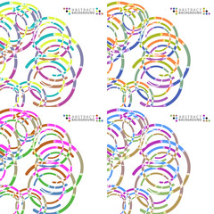 Geometric colorful abstract background